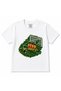 Top Corner Free Kick Football Action Graphic Kids T-Shirt