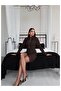 Metal Button Draped Dress E.H Collection - 2