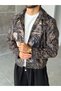 Wild Pattern Zipper Jacket t - 8