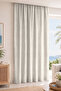 Elegant Leaf and Damask Patterned Single Wing Background Curtain Modern Decorative (with Cushion Cover as a Gift) - 2