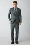 4 Drop Relaxed Fit Comfortable Cut Woolen Plain Mono Collar Suit