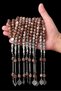 10 Pieces Round Model Natural Stone Glass Prayer Beads Set, Gift Prayer Beads, Wholesale Prayer Beads, Men's Prayer Beads