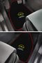 Opel Vectra B Dashboard Protection Carpet Cover and 5-Piece Auto Carpet Mat Set with Red Edges and Embroidery - 5