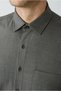 Long Sleeve Regular Fit Pocketed Plain Lycra Sports Shirt - 3