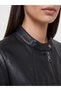 Quality Pieces from Çelebi Store Dik Roba Collar Women's Leather Look Jacket - 4