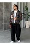 Wild Pattern Zipper Jacket t