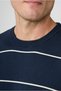 Crew Neck Regular Fit Striped Cotton Knitwear Sweater - 5