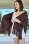 Tasseled Knitwear Poncho 7K055 - 8