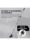 Floor Scrub Brush, 2-In-1 Tile Tub Floor Scrubber with Adjustable Long Handle Shower Cleaner Brush and 3 Detachable Replacement Scrubber Heads for Cleaning Bathroom Kitchen Walls Tub Tile