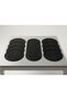Supla 9-Piece Black American Service Hand Knitted Macrame - 4