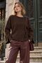 Soft Textured Coat-Looking Knitwear Cardigan - 5