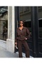 Women's Zippered Waist Gathered Two-Piece Set - 3