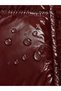 Burgundy Shiny Look Water Repellent Inflatable Coat for Girls - 7