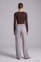 Wide Leg Pants 8425A Gray - 3