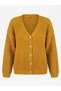 V-Neck Thessaloniki Knit Cardigan with Crystal Stone Buttons - 5