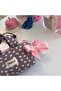 Handmade Heart Mini Bag Keychain – Card Holder Mini Wallet Bag Charm Gray Pink