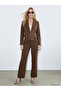 Two Mt Shop Quality Lcw Vision Khaki Plain Standard & Regular Women's Blazer Jacket - 3