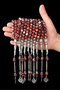 10 Pieces Round Model Natural Stone Glass Prayer Beads Set, Gift Prayer Beads, Wholesale Prayer Beads, Men's Prayer Beads