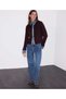 Çift parça görünüm denim mix triko - 5
