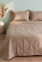 Serra Tila Beige Double Bedspread Set – 3 Pieces