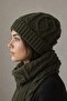 Braided Beanie and Scarf Double Set - 4