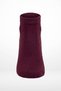 Men's Burgundy Modal Booties Socks