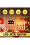 10 Pieces 25CM Long Taper Candles for Weddings, Parties, Birthdays | Long Lasting | All Season | Dripless Dinner Sticks Candles - 5