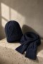 Braided Beanie and Scarf Double Set - 2