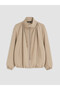 Two Mt Shop Quality Lcw Comfort Beige Plain Standard & Regular Women's Jacket