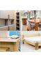 12 Pcs Premium Removable Corner Brace, Butterfly Shelf Support Bracket, Acrylic Shelf Holder - 5