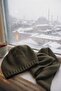 Thin Knitwear Beanie Scarf Set - 5