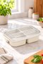 Easykeep 1750 ml 4-Compartment Food Storage and Nutrition Container with Lid - 6