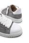 Kb-X14 Gray White Suede Casual Shoes - 3