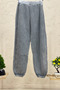 Lined mesh leg elastic organic pants - 2