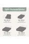 100% Cotton 150X200 cm Waffle Patterned, Pique Bed & Sofa Cover - 7