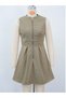 Rochie mini, kaki