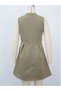 Rochie mini, kaki - 2