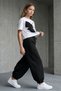 Girl's 9-14 Years Old Cotton Jogger Sweatpants Black - 3