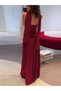 Rochie maxi, vișiniu - 4