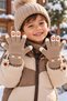 Knitted Figured Gloves for Children 3-6 Years Old