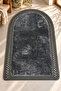 Duru Jute Straw Rope & Plush Prayer Mat with Non-Slip Base, Soft Textured Handmade Decorative Prayer Mat