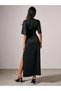 Rochie maxi, negru - 3