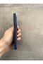 Note 15 Pro 4g Compatible Case Navy Blue Color Textured Stylish Design Camera Protected Phone Case - 4