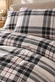 Flannel Double Duvet Cover Set Light Gray - 3