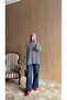 Women's Striped Oversize Tunic - 5
