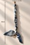 Patterned Scarf Chain Bag Accessory - 4