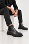 Rush Men's Genuine Leather Chelsea Boots - Black - 3