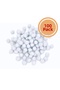 Pompom White 3.5 cm Pack of 100 Decoration Decoration Hobby Handicraft Accessory
