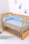 Baby Bedding Set, Knitted Protector, Bed Sheet - 100% Cotton - 3