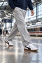 Pr-5120 White Black Men's Casual Sneaker Daily Comfortable Sports Shoes